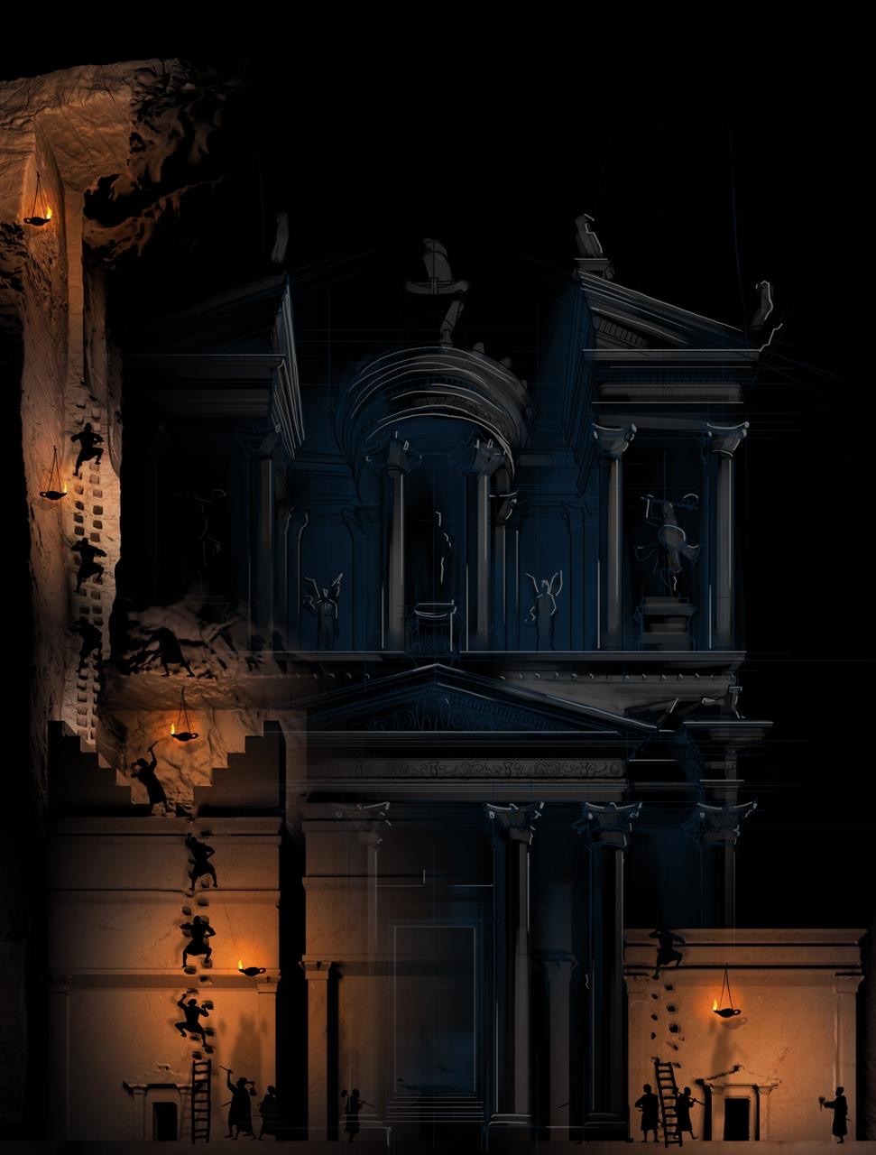 Petra By Night Unveils Projection Mapping