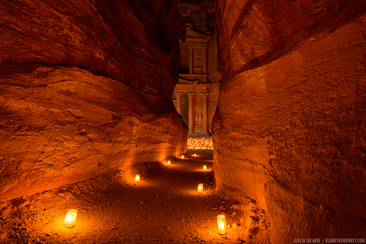 The Candlelit Path to Wonder at Petra by Night